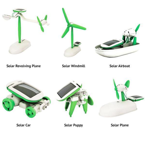 6-in-1 DIY Solar Toy Kit - GEEKYGET