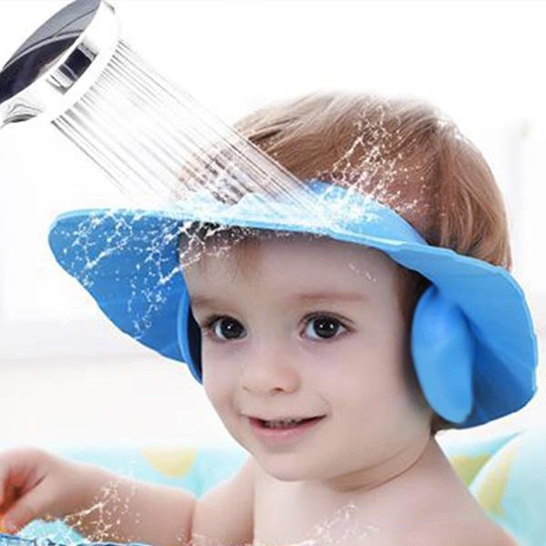 Adjustable Baby Shower Cap with Ear Covers GEEKYGET
