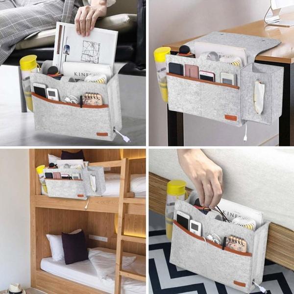 Bedside Sofa Caddy Storage Organizer GEEKYGET