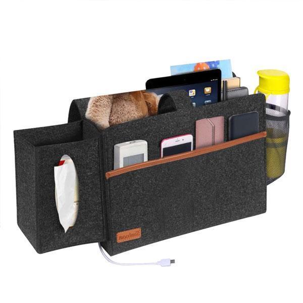 Bedside Sofa Caddy Storage Organizer GEEKYGET