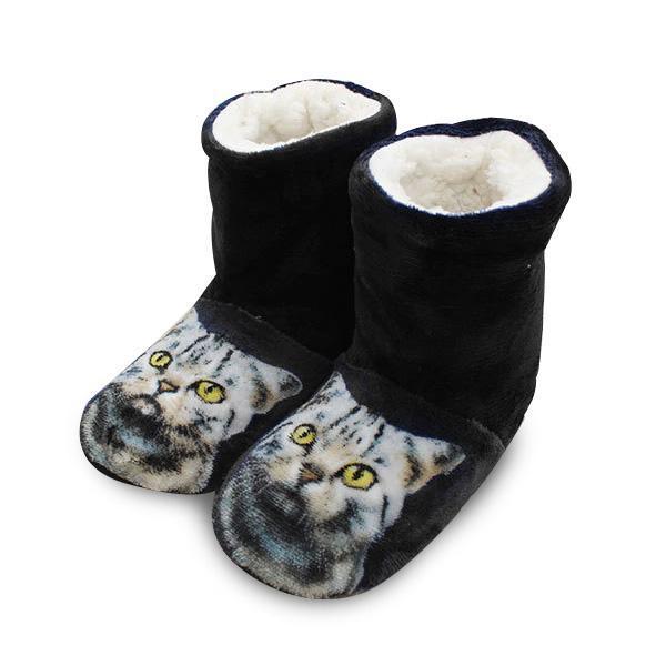 Furry Cat Indoor Booties GEEKYGET