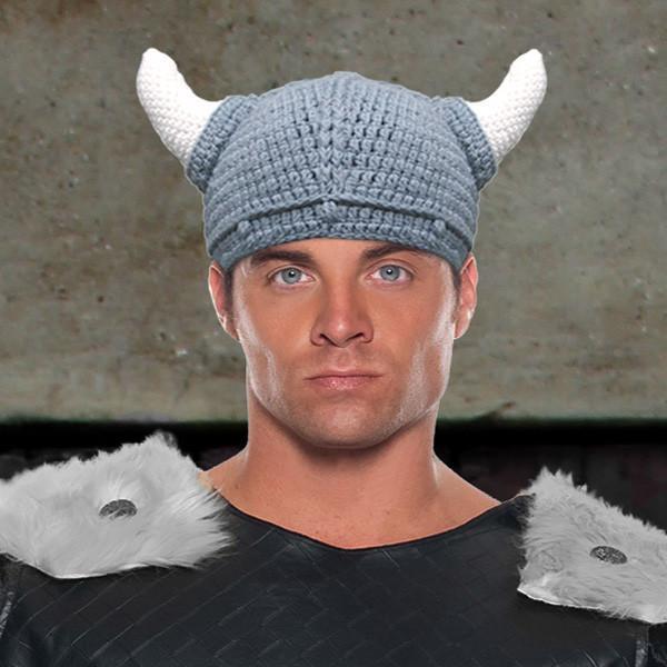 Handmade Knitted Viking Hat GEEKYGET