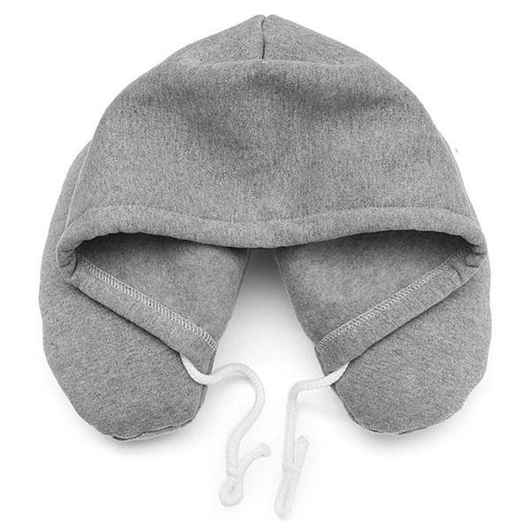Microbeads Hoodie Travel Neck Pillow GEEKYGET