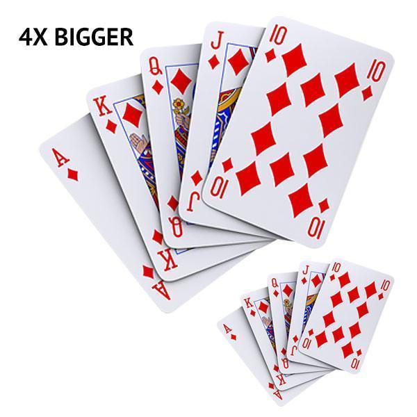 Jumbo Playing Cards GEEKYGET®