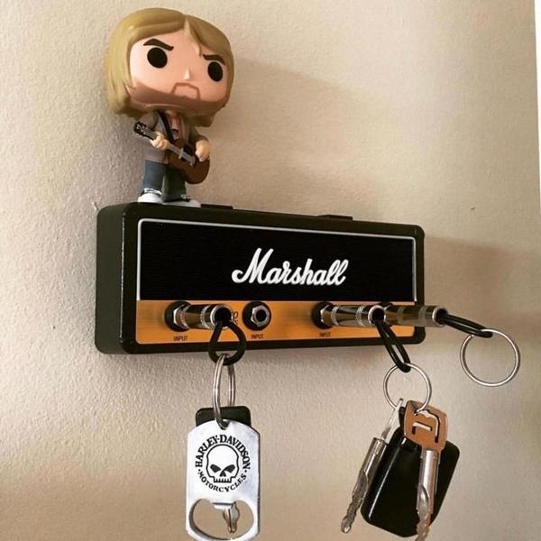 Marshall Guitar Amp Key Holder Pluginz Keychain - GEEKYGET