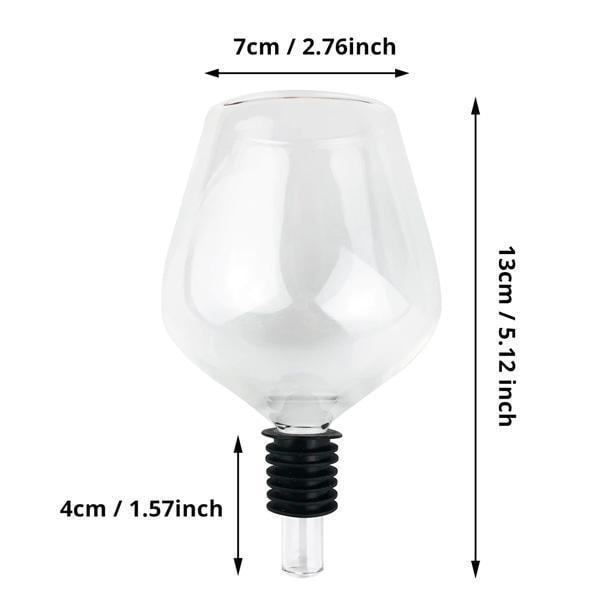 Wine Bottle Glass Topper Cup GeekyGet