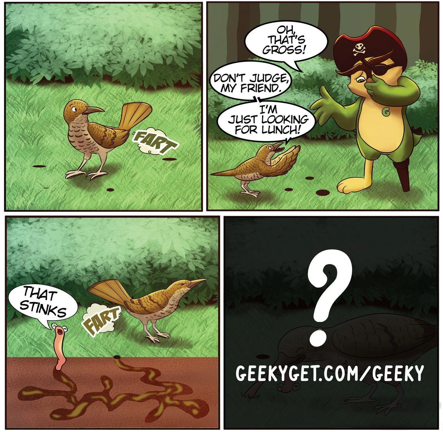 Fun Fact No.1 - Bassian Thrush Farts!-GeekyGet