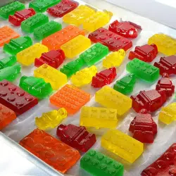 Alternative view of Brick Figurines Silicone Mold