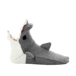Alternative view of Knitted Shark Bite Socks Indoor Shoes