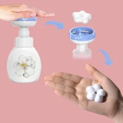 Flower Foam Push Down Pump Soap Dispenser