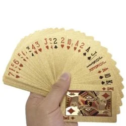 Alternative view of 24K Gold Plated Poker Playing Cards