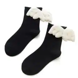3D Angel Wings Crew Socks - Image 9