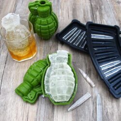 Alternative view of 3D Grenade Ice Mold