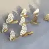 3D Metallic Butterfly Wall Stickers