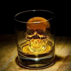 Alternative view of 3D Skull Ice Mold