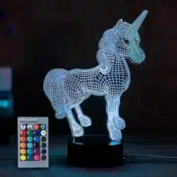 3D Unicorn Color Change Lamp - Image 4