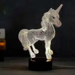 3D Unicorn Color Change Lamp - Image 6
