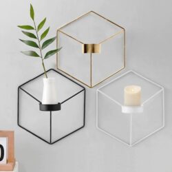 Alternative view of 3D Geometric Wall Candle Holder