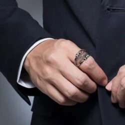 Alternative view of Anti Anxiety Fidget Spinner Adjustable Ring