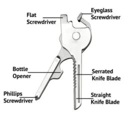 Alternative view of 6-in-1 Utility Key Multipurpose Tool