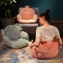Alternative view of Animal Plush Seat Cushion