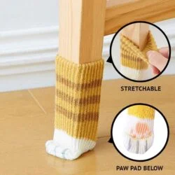 Alternative view of Cat Paws Table Chair Leg Socks