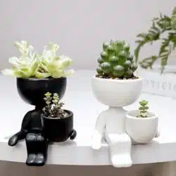 Ceramic Figurine Planter Flower Pot - Image 5