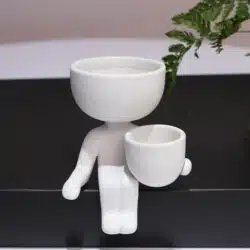 Ceramic Figurine Planter Flower Pot - Image 9
