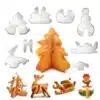 Christmas 3D Cookie Cutters