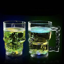 Alternative view of Color Change LED Skull Mug
