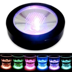 Alternative view of Color Changing LED Coasters