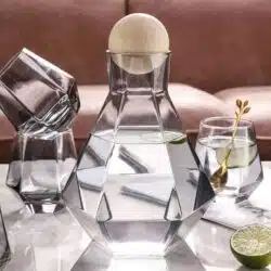Diamond Iridescent Jug and Drinking Glasses Set - Image 7