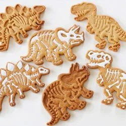 Alternative view of Dinosaur Fossil Cookie Cutters and Skeleton Stampers