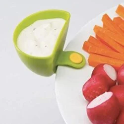 Dip and Sauce Plate Clip-on Holders