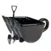 Black Cup with Spoon