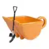 Orange Cup with Spoon