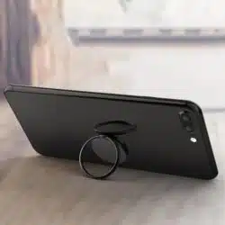 Finger Ring Mobile Stand Holder With Magnetic Car Base - Image 4