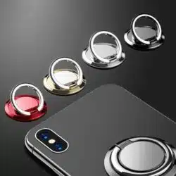 Finger Ring Mobile Stand Holder With Magnetic Car Base - Image 8