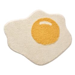 Alternative view of Fried Egg Shaped Rug