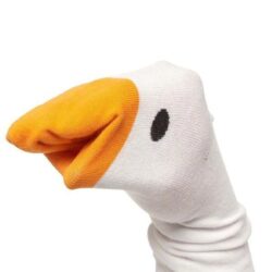Alternative view of Funny Goose Head Socks