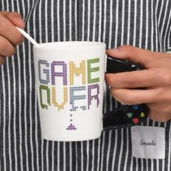 Alternative view of Game Over Controller Handle Mug