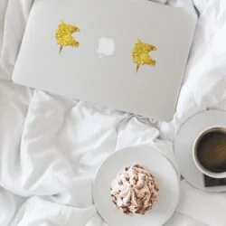Alternative view of Glittery Unicorn Wall Decals