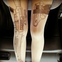 Alternative view of Gun and Garter Stockings