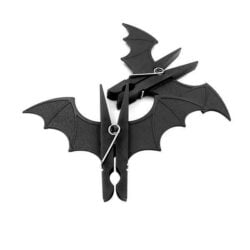 Alternative view of Halloween Black Bat Pegs