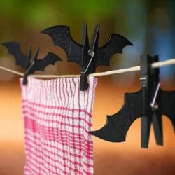 Halloween Black Bat Pegs