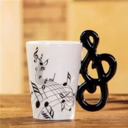Handmade Musical Note Mug