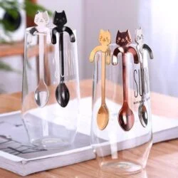 Alternative view of Hanging Cat Teaspoon