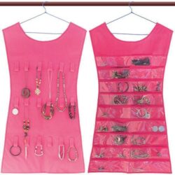 Hanging Dress Shaped Accessories Organizer