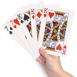 Alternative view of Jumbo Poker Playing Cards