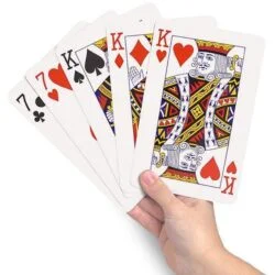 Alternative view of Jumbo Poker Playing Cards